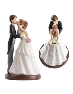 Dekora Bruidspaar Kus -16cm-
