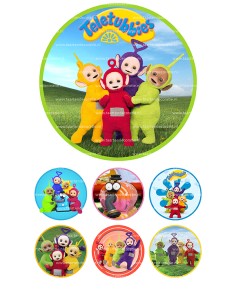 Eetbare Print Teletubbies 1 - 15cm