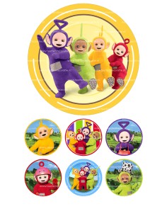Eetbare Print Teletubbies 2 - 15cm
