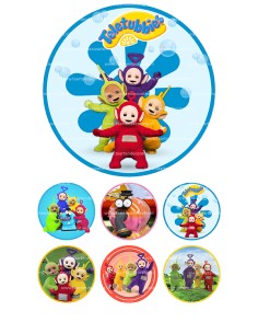 Eetbare Print Teletubbies 3 - 15cm