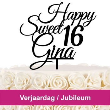 Toppers Verjaardag / Jubileum