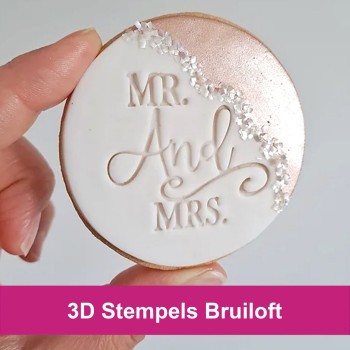 3D Stempels Bruiloft