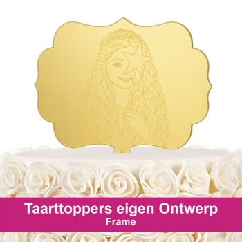 Toppers Eigen Ontwerp - Gegraveerd Frame