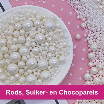 Rods, Suiker- en Chocoparels